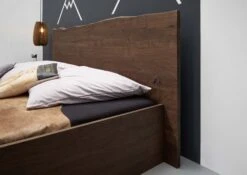 Lit Double 180x200 Acacia Laqué Brun PURE ACACIA #003 8 Lit Double 180x200 Acacia Laqué Brun PURE ACACIA #003 -Massivmoebel24 09 638 886 0003 4