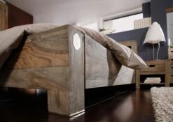 Lit Double 200x200 Palissandre Huilé Gris Taupe NATURE GREY #204 -Massivmoebel24 09 640 550 2004 3