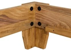 Lit Double 200x200 Palissandre Huilé Brun NATURE BROWN #513 -Massivmoebel24 09 640 553 5013 7