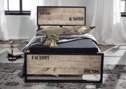 Lit Double 200x200 Manguier Brut Imprimé Bois Naturel FACTORY #142 9 Lit Double 200x200 Manguier Brut Imprimé Bois Naturel FACTORY #142 -Massivmoebel24 09 640 559 1013 4