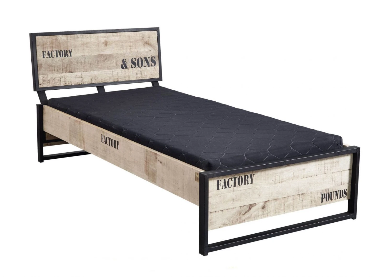 Lit Double 200x200 Manguier Brut Imprimé Bois Naturel FACTORY #142 6 Lit Double 200x200 Manguier Brut Imprimé Bois Naturel FACTORY #142 – Image 6