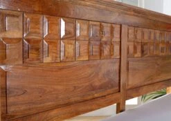 Lit Double 200x200 Acacia Laqué Miel OXFORD #0311 -Massivmoebel24 09 640 610 0111 4