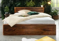 Lit Double 200x200 Palissandre Ciré Noisette TORONTO #258 11 Lit Double 200x200 Palissandre Ciré Noisette TORONTO #258 -Massivmoebel24 09 640 665 1058 3