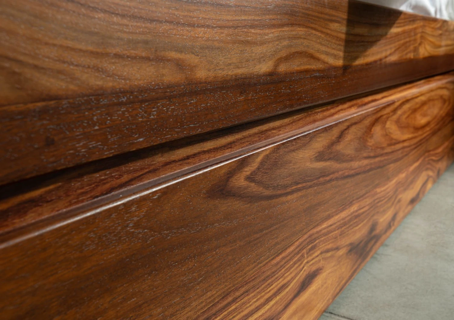 Lit Double 200x200 Palissandre Ciré Noisette TORONTO #258 6 Lit Double 200x200 Palissandre Ciré Noisette TORONTO #258 – Image 6