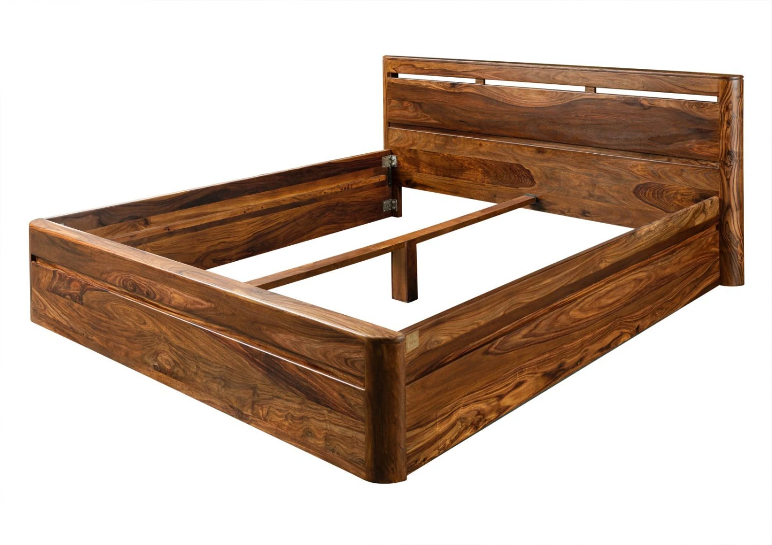 Lit Double 200x200 Palissandre Ciré Noisette TORONTO #258 9 Lit Double 200x200 Palissandre Ciré Noisette TORONTO #258 – Image 9