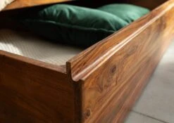 Lit Double Avec Tiroirs 200x200 Palissandre Ciré Noisette TORONTO #259 13 Lit Double Avec Tiroirs 200x200 Palissandre Ciré Noisette TORONTO #259 -Massivmoebel24 09 640 665 1059 5