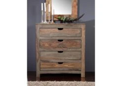 Commode 85x42 Palissandre Huilé Gris Taupe NATURE GREY #85