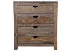 Commode 85x42 Palissandre Huilé Gris Taupe NATURE GREY #85 -Massivmoebel24 09 680 550 0085 9