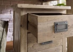 Caisson Roulant Mango 50x50x60, Vernis Beige, RAILWAY #3003 -Massivmoebel24 09 680 772 2103 06