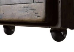 Table De Nuit En Bois De Manguier Laqué Marron RAILWAY #3002 16 Table De Nuit En Bois De Manguier Laqué Marron RAILWAY #3002 -Massivmoebel24 09 680 772 3102 07