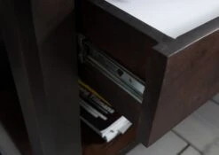 Table De Nuit 60x40 Acacia Laqué Tabac BUENO #035 15 Table De Nuit 60x40 Acacia Laqué Tabac BUENO #035 -Massivmoebel24 09 681 679 0035 7