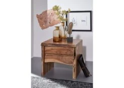 Table De Nuit 45x40 Acacia Laqué Bois Naturel PURE ACACIA #311