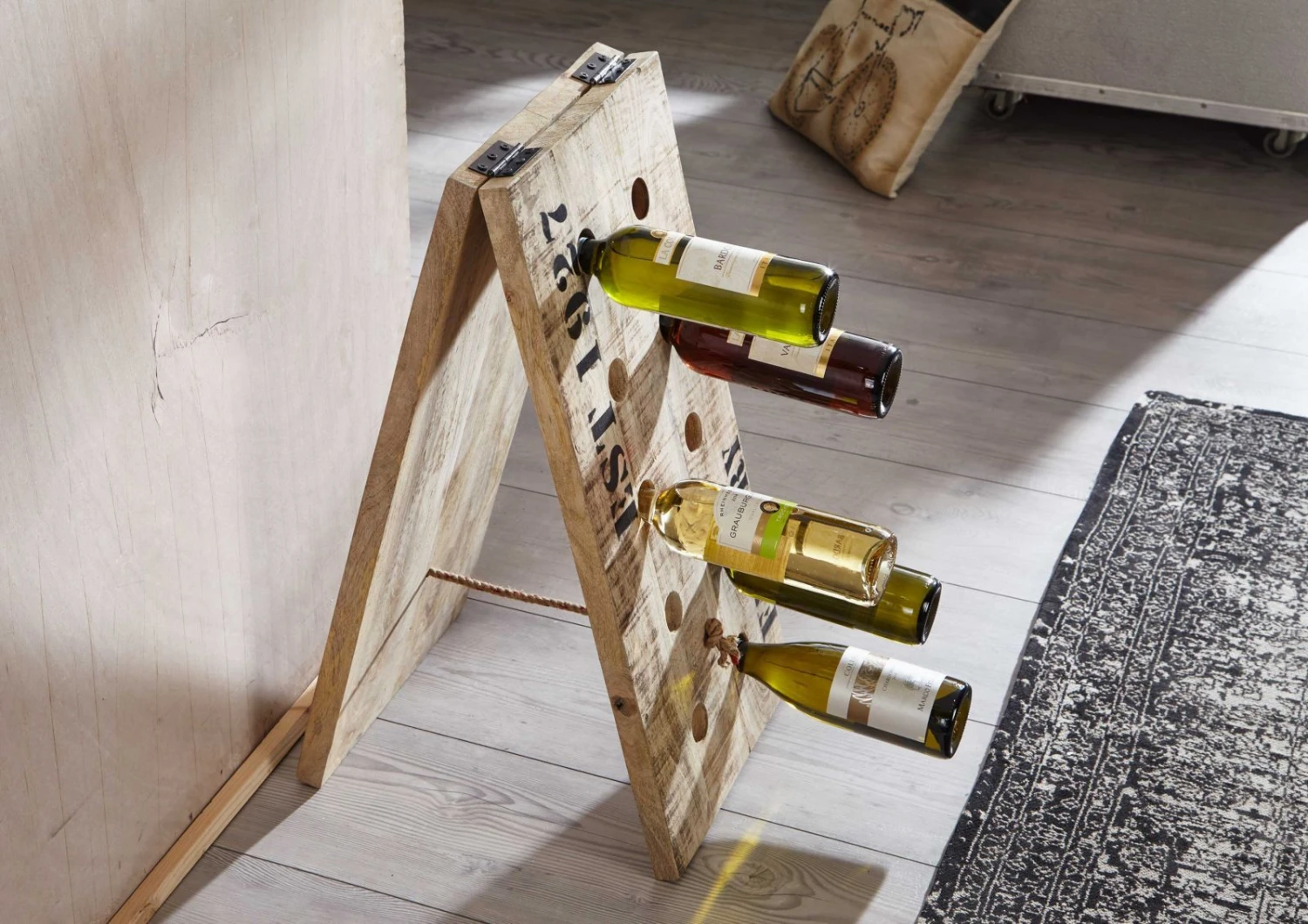 Étagère à Vin 35x25 Manguier Brut Bois Naturel FACTORY #151 2 Étagère à Vin 35x25 Manguier Brut Bois Naturel FACTORY #151 – Image 2