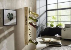 Étagère à Vin 13x10 Manguier Brut Bois Naturel FACTORY #154 5 Étagère à Vin 13x10 Manguier Brut Bois Naturel FACTORY #154 -Massivmoebel24 09 900 559 0154 10