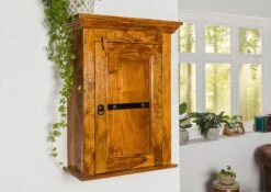 Meuble à Suspendre 52x24 Acacia Laqué Miel OXFORD #01003