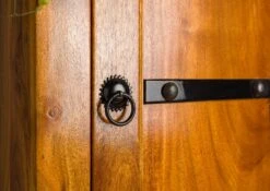 Meuble à Suspendre 52x24 Acacia Laqué Miel OXFORD #01003 -Massivmoebel24 09 900 610 9003 6