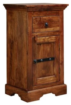 Petite Commode 48x36 Acacia Laqué Nougat OXFORD #1001 -Massivmoebel24 09 900 620 9001 5