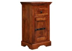 Petite Commode 48x36 Acacia Laqué Nougat OXFORD #1001 -Massivmoebel24 09 900 620 9001 9