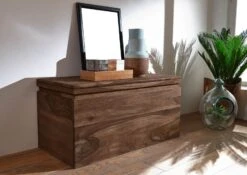 Coffre 80x40 Palissandre Teinté Smoked Cherry TORONTO #116 -Massivmoebel24 09 900 665 0017 4