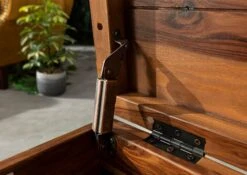 Coffre 80x40 Palissandre Ciré Noisette TORONTO #216 -Massivmoebel24 09 900 665 1016 5