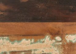 Échantillon FABLE - Bois Recyclé Laqué - Résidus De Peinture Multicolore