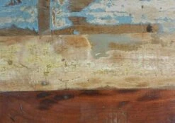 Échantillon FABLE - Bois Recyclé Laqué - Résidus De Peinture Multicolore -Massivmoebel24 09 900 751 9000 6