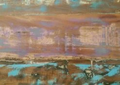 Échantillon FABLE - Bois Recyclé Laqué - Résidus De Peinture Multicolore -Massivmoebel24 09 900 751 9000 9