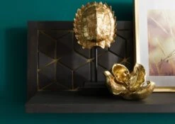 Étagère Murale En Bois De Manguier 159x22x29 Gris Huilé DIAMOND #125 -Massivmoebel24 09 900 760 0025 07