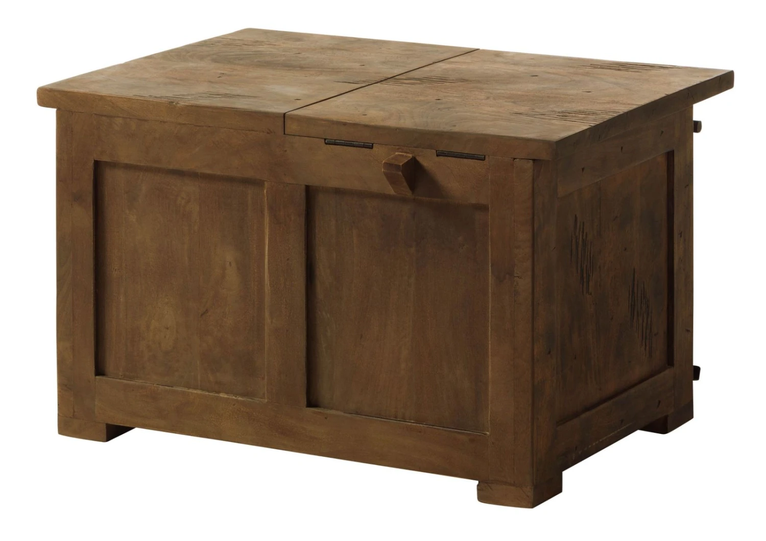 Coffre En Bois De Manguier Huilé RAILWAY #434 10 Coffre En Bois De Manguier Huilé RAILWAY #434 – Image 10