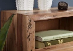 Buffet 40x20 Acacia Laqué Bois Naturel PURE ACACIA #614 -Massivmoebel24 09 900 886 6013 4