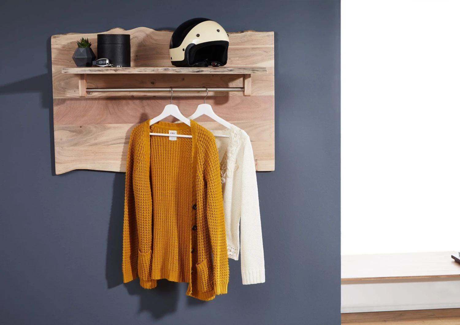 Portemanteau 100x32 Acacia Laqué Bois Naturel PURE ACACIA #715 3 Portemanteau 100x32 Acacia Laqué Bois Naturel PURE ACACIA #715 – Image 3