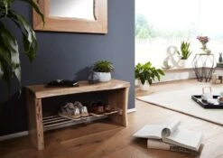 Banc D'entrée 81x30 Acacia Laqué Bois Naturel PURE ACACIA #716