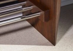 Banc D'entrée 81x30 Acacia Laqué Brun PURE ACACIA #816 -Massivmoebel24 09 900 886 8016 3