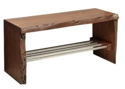 Banc D'entrée 81x30 Acacia Laqué Brun PURE ACACIA #816 -Massivmoebel24 09 900 886 8016 9