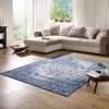 Tapis 240x170 Coton Bleu BOSTON