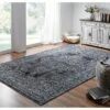 Tapis 300x200cm - Coton (Turquoise) - Inspiration Ethnique - NOOR