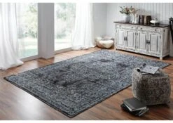 Tapis 300x200cm - Coton (Turquoise) - Inspiration Ethnique - NOOR