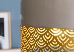 Plafonnier 30x30x20 Doré LOS ANGELES #81 -Massivmoebel24 09 916 891 0081 03