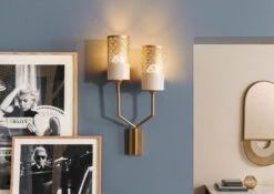 Luminaire Murale 25x12x56 Doré LOS ANGELES #82