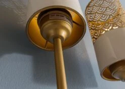 Luminaire Murale 25x12x56 Doré LOS ANGELES #82 -Massivmoebel24 09 916 891 0082 05