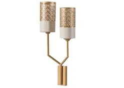 Luminaire Murale 25x12x56 Doré LOS ANGELES #82 -Massivmoebel24 09 916 891 0082 09