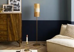 Lampe à Pied 25x25x134 Doré LOS ANGELES #83