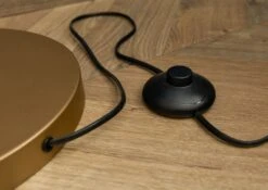 Lampe à Pied 25x25x134 Doré LOS ANGELES #83 -Massivmoebel24 09 916 891 0083 04