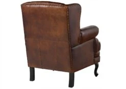 Canapé 88x80 Cuir Brun 3 Places CHESTERFIELD #101 17 Canapé 88x80 Cuir Brun 3 Places CHESTERFIELD #101 -Massivmoebel24 09 920 890 1001 11