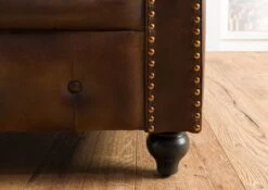 Canapé 4 Places En Cuir Véritable Marron CHESTERFIELD #104 15 Canapé 4 Places En Cuir Véritable Marron CHESTERFIELD #104 -Massivmoebel24 09 920 890 1004 7