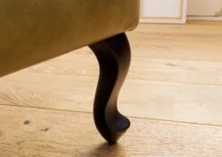 Fauteuil à Oreille En Cuir Véritable Vert CHESTERFIELD #301 -Massivmoebel24 09 920 890 3001 6