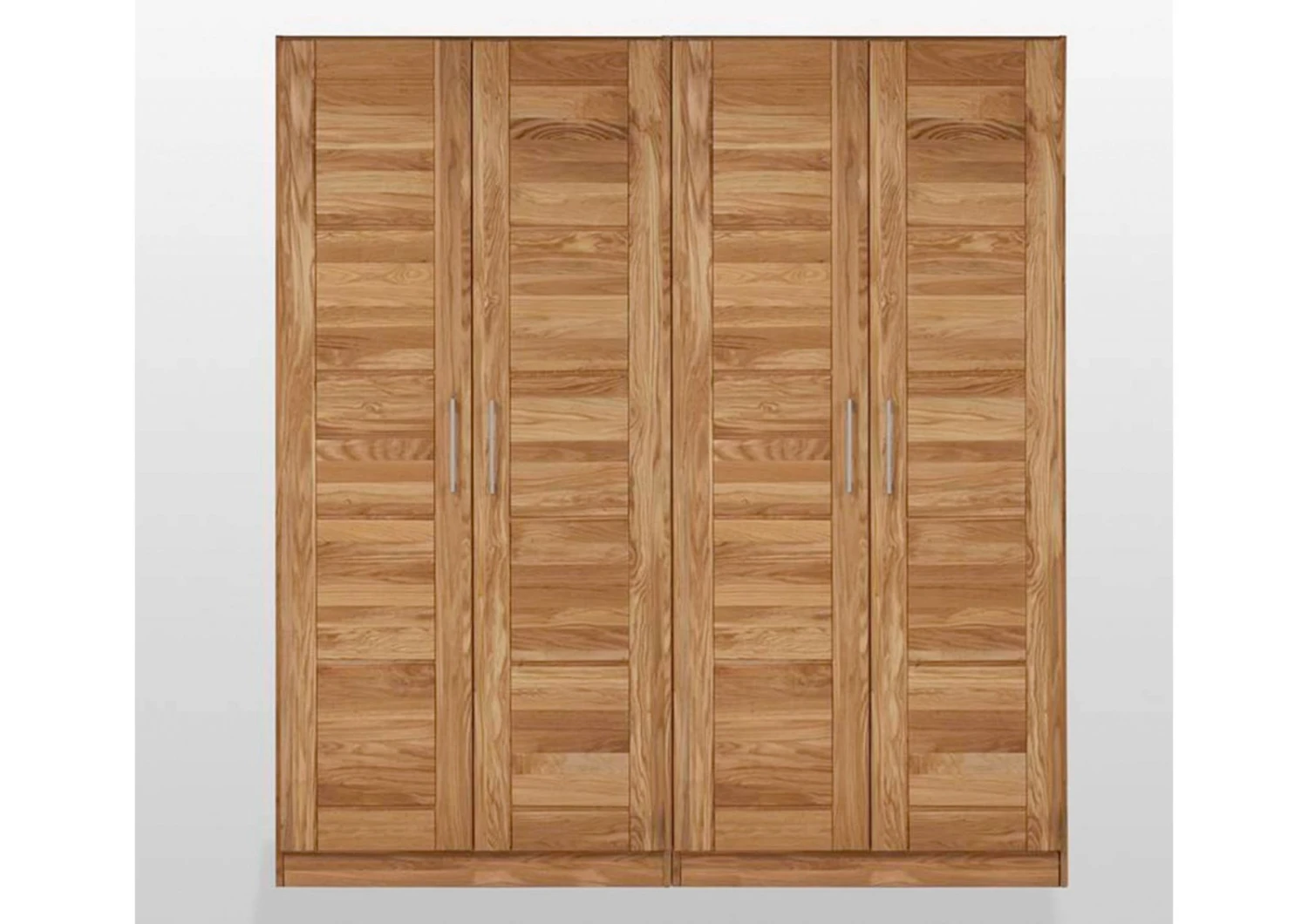 Armoire Penderie 191x61 Chêne Sauvage Huilé Bois Naturel 4 Portes KONSTANZ #030 2 Armoire Penderie 191x61 Chêne Sauvage Huilé Bois Naturel 4 Portes KONSTANZ #030 – Image 2