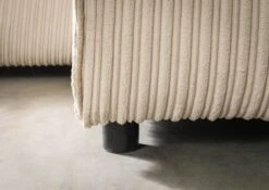 Canapé D'angle 279x164 Ivoire VALENCIA -Massivmoebel24 31 920 100 0001 5