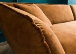 Canapé D'angle 277x173 Cognac GENT -Massivmoebel24 31 920 100 0007 7