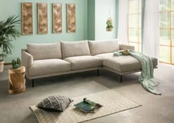 Canapé D'angle 285x161 Beige TRIENT -Massivmoebel24 31 920 100 0011 3